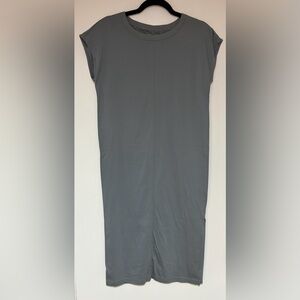 Everlane Gray The Long Weekend Tee Dress Size Small